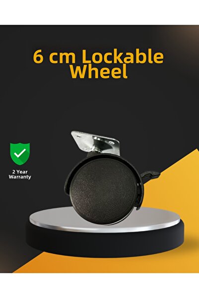 Teknoşık TEKNO ŞIK Picior de 6 cm cu blocare pentru mobilier - Vânzare la bucată