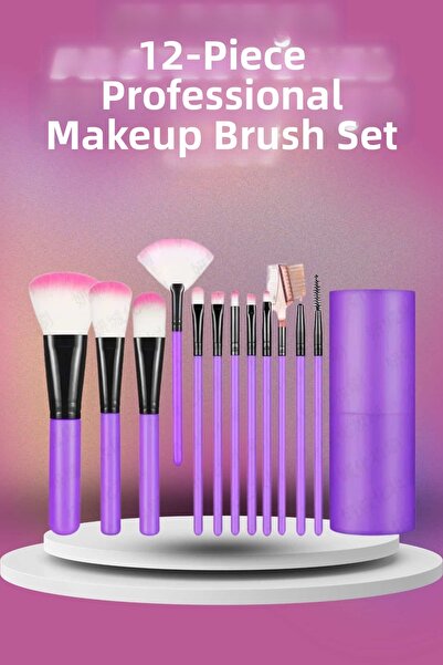toyigoo 12 Pieces Professional Makeup Set Soft Bristles Suitable for Face and...
