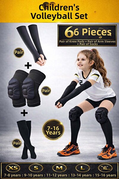 Liggo Children's Volleyball Knee Pad Children's Volleyball Sleeve Volleyball ...