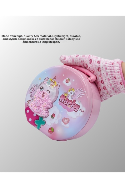 Generic Mini cutie de economii pentru copii, sigură, cu încuietoare