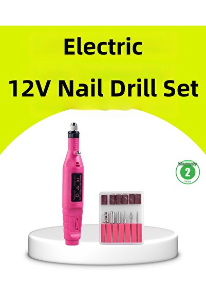 toyigoo Electric Manicure Pedicure File Set with 6 Heads Tygoo-Rshb3456