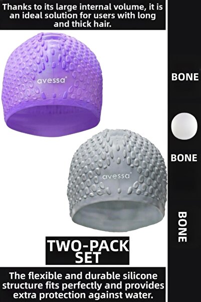 Wintoup # Cască de înot din silicon elastic moale pentru piscină și mare, imp...