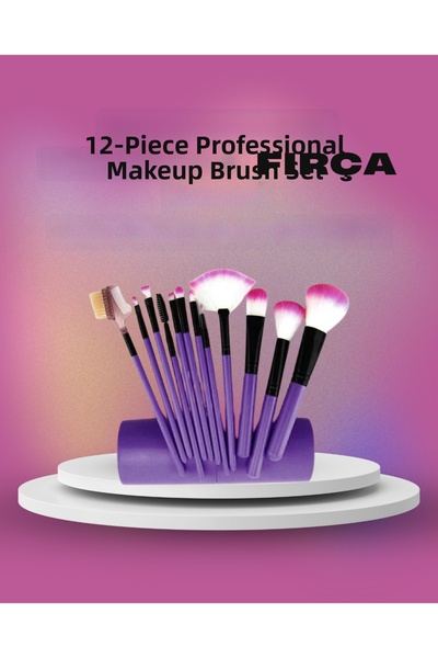 Lisinya 12-Piece Soft-Bristled Makeup Brush Set Professional Use Suitable for...