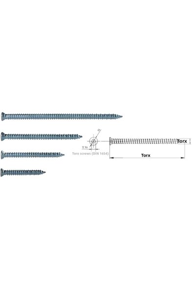 VALOR برغي بولديكس 7,5X150 بدون دبوس 15 سم 10 قطع
