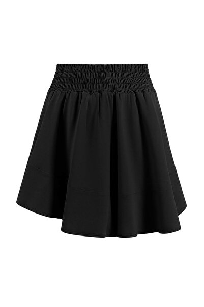 Trendyol Collection Μαύρη υφαντή μίνι φούστα παραλίας TBESS26SR00009