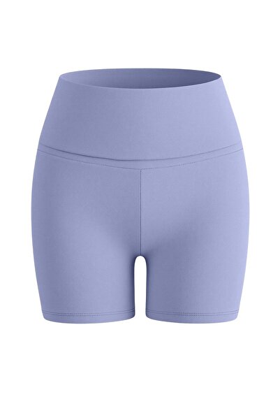 Trendyol Collection Μπλε αθλητικό κολάν από μαλακό ύφασμα με πτυχώσεις στη μέ...