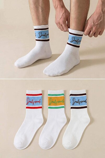 Trendyol Collection Weiße 3-teilige Socken TMNSS26CO00004
