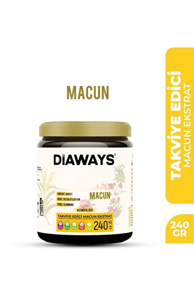 DİAWAYS Bitkisel Andız pekmezi, Biberiye, Kekik, Melisa, Funda yaprağı İçeren...