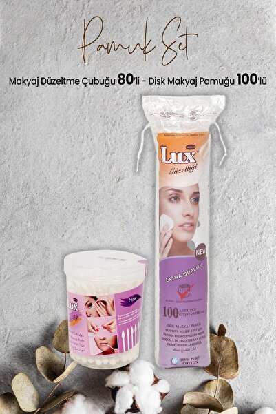 LUX Štapić za korekciju šminke 80-ih i disk šminke pamuk 100-ih