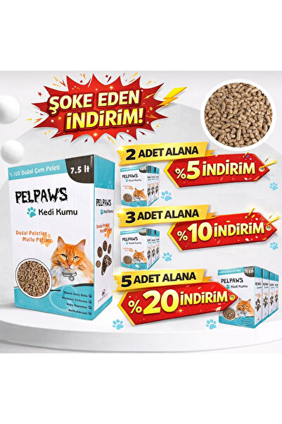 ŞEN PELET PELPAWS Çam Peleti Kedi Kumu