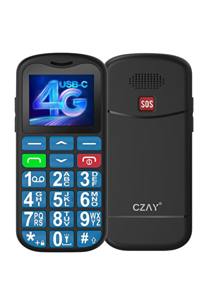 CZAY Telefon Mobil pentru Seniori cu Taste Mari CZAY®,Limba Romana, Volum Put...