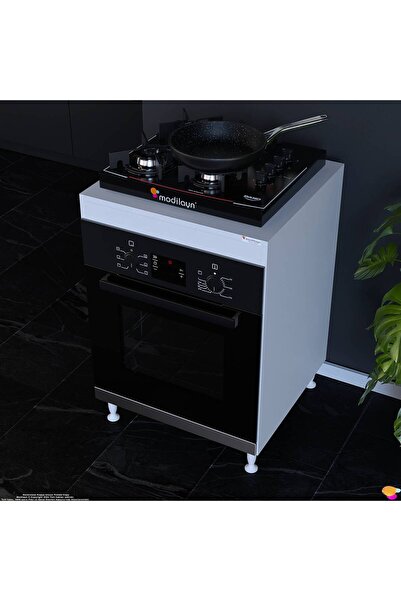 Modilayn Aymen 60 cm Ankastre Fırın Modülü - Set Üstü Ocak Altı Fırın Dolabı ...