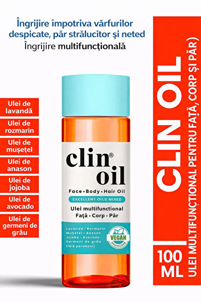 PROCSIN Ulei Multifuncțional (FAȚĂ, CORP, PĂR), Clin oil, Mix de Uleiuri Exce...