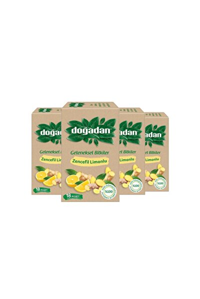 Doğadan شاي أعشاب الزنجبيل بالليمون - 4 قطع