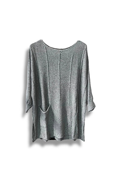 SUMEF Ženska Oversize kroj mercerizovana pletena bluza | Ležerna tunika | Kom...