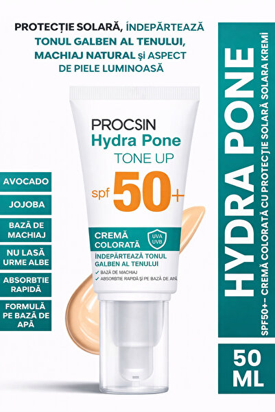 PROCSIN Hydra Pone SPF50+ - BB Sun Protection for even skin tone, makeup effect