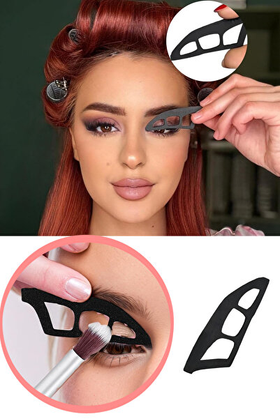 KAŞIKBEY Göz Farı Makyaj Kalıbı Eyeliner Dipliner Kolay Kullanım Şablonu Göz ...