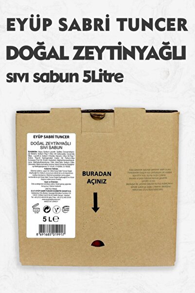 Eyüp Sabri Tuncer Natural Olive Oil Liquid Soap 5 Liters