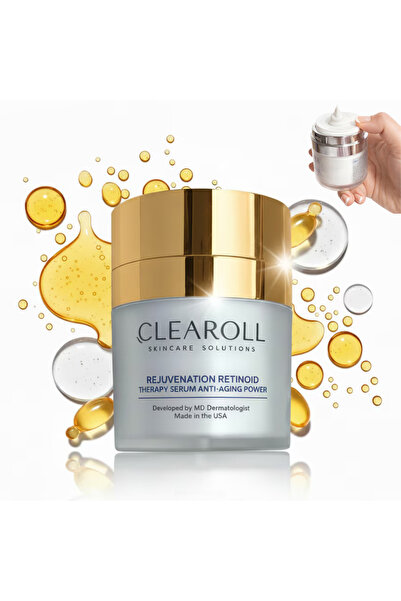 CLEAROLL Αντιγηραντικός ορός με ρετινοειδές, μειώνει τις ρυτίδες, την ακμή, τ...