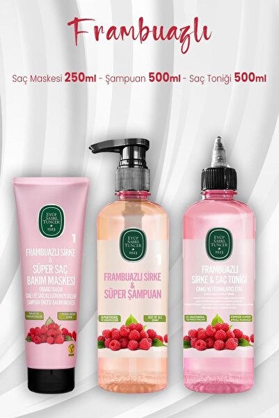 Eyüp Sabri Tuncer Frambuazlı Saç Bakım Maskesi 250 Ml, Şampuan 500 ml Ve Toni...