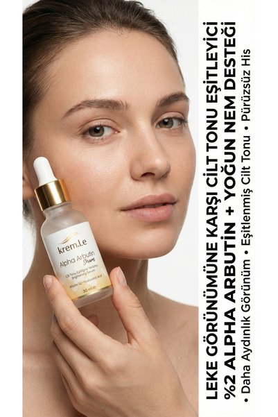 krem.Le 2% Alpha Arbutin Brightening Tone Equalizing Anti-Blemish Care Serum - Brightening Serum 30ml