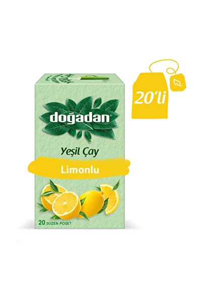 Doğadan Yeşil çay Limonlu 20'li