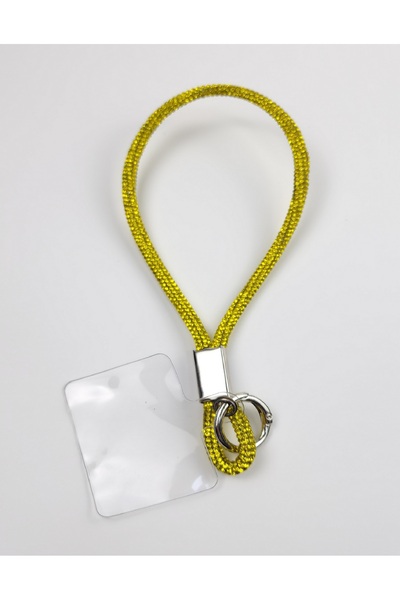 Zoe3 Style حزام معصم من حجر الكريستال الأصفر من RİNBW للهاتف