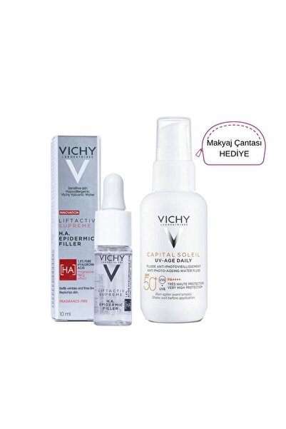 Vichy Capital Soleil Foto Yaşlanma Karşıtı Güneş Kremi 40 Ml + Liftactiv Supr...