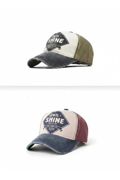 3D Jewel Shine 2 Li Ünisex Cap Şapka Erkek Kadın Snapback