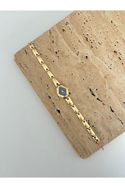 Savior Collection Velox Gold Navy Blue Watch