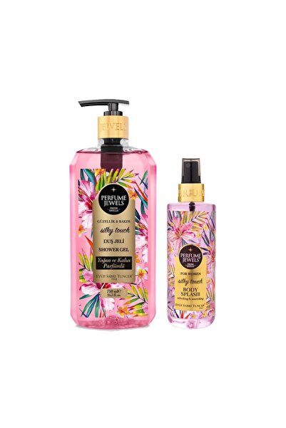 Eyüp Sabri Tuncer جل استحمام سيلكي تاتش 750 مل ورذاذ الجسم سيلكي تاتش 250 مل