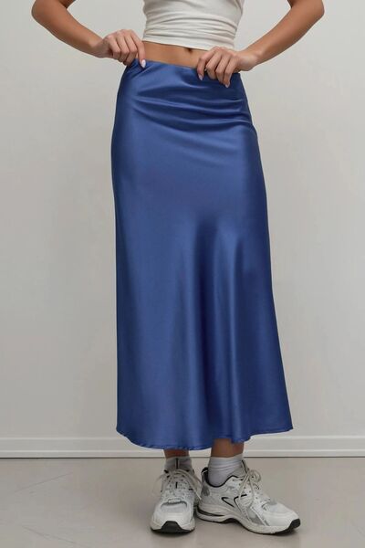 Hiccup Ψηλόμεση σατέν μίντι φούστα