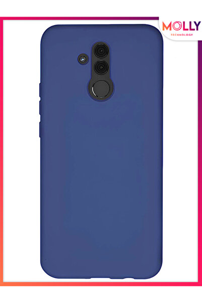 Molly Technology HUAWEİ MATE 20 LİTE İçin Gece Mavisi Liquid İçi Kadife Mat S...