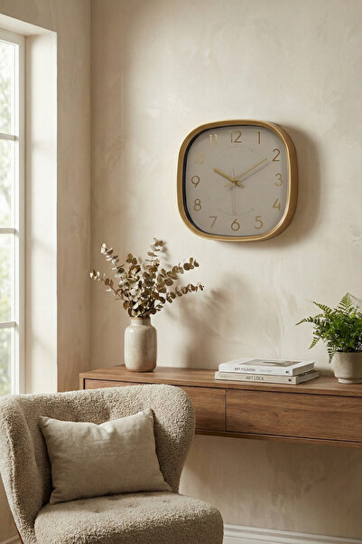 Frapan Home GLX 30 Cm Gerçek Cam Sessiz Mekanizma Duvar Saati