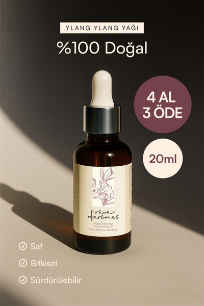 Rêve d’Arômes %100 Doğal Stres Azaltıcı & Rahatlatıcı Ylang Ylang Yağı – 20 ml