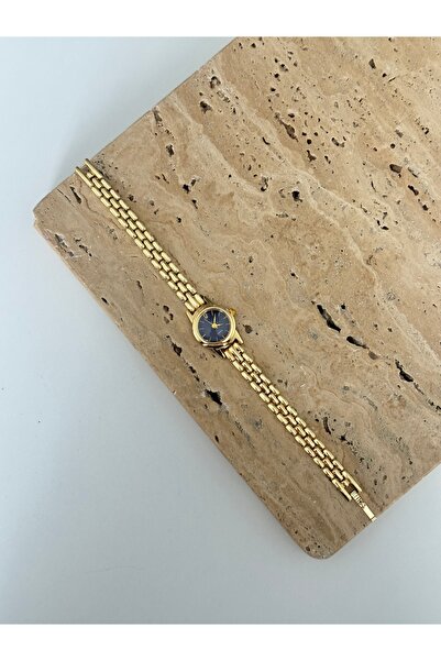 Savior Collection Olyvia Gold Navy Blue Watch