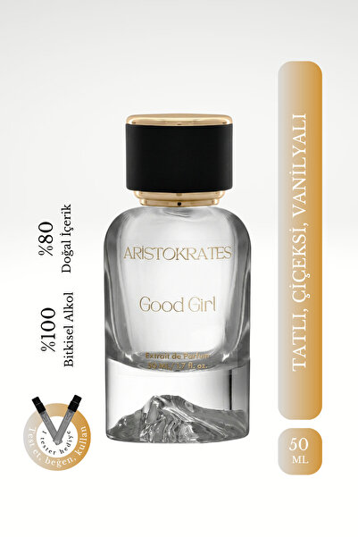 Aristokrates Good Girl Kadın Extrait de Parfüm 50 ML |Tatlı, Çiçeksi| Badem, ...