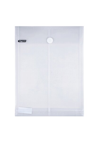 Bigpoint Документна папка с закопчалки, A4 прозрачна, 6 броя