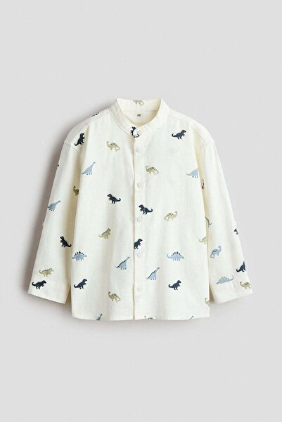 H&M Cotton grandad shirt