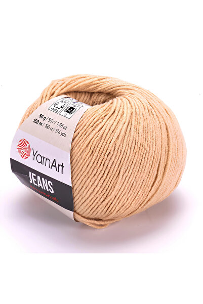Yarnart Yarn Art Jeans 07 Bej Amigurumi Örgü İpi Hırka Örgü İpi Bebek İpi Pun...