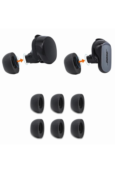 Hype Store سدادات أذن من الفوم متوافقة مع Bose QuietComfort II وUltra، راحة ف...