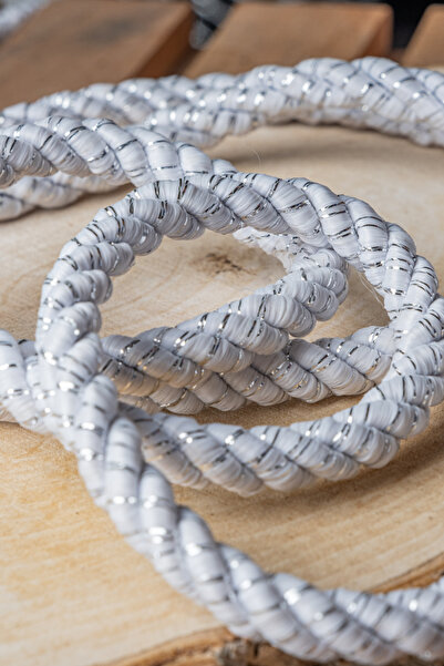 MEFAKS TEKSTİL 10 mm Örgü İpi Halat İpi – Bambu Kordon İp (1 Metre), Supla Ru...