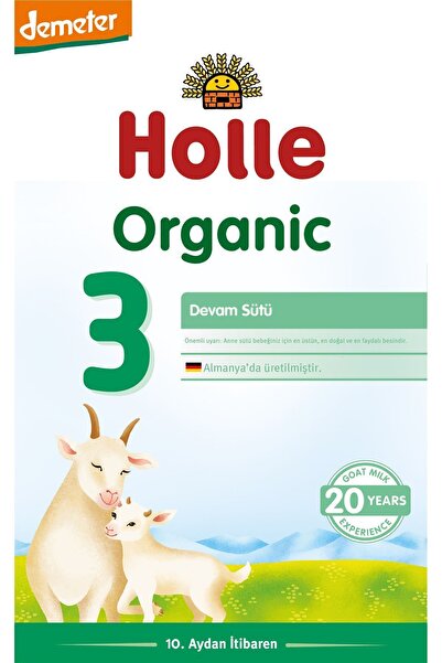 Holle ORGANİK KEÇİ 3 DEVAM SÜTÜ 400 GR