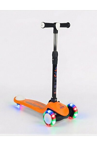 PRO Toys Işık/Ledli Üç Teker Yükseklik Ayarlanabilir ve Katlanabilir Fren Sis...