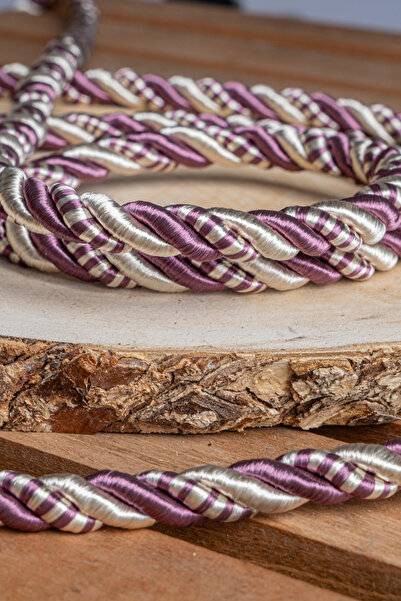 MEFAKS TEKSTİL 10 mm Örgü İpi Halat İpi – Bambu Kordon İp (1 Metre), Supla Ru...