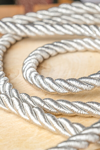 MEFAKS TEKSTİL 10 mm Örgü İpi Halat İpi – Bambu Kordon İp (1 Metre), Supla Ru...