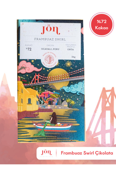 jön Frambuaz Swirl Çikolata 56 gr