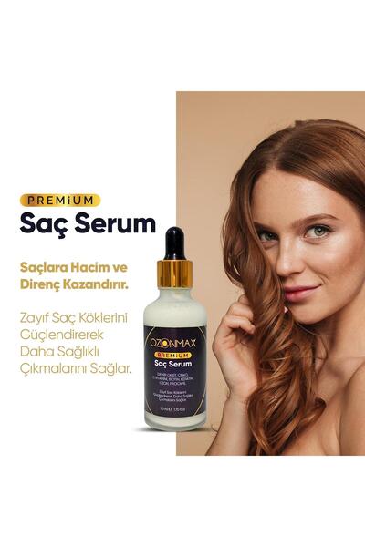 ozonmax PREMIUM SAÇ SERUM- Ölmemiş Saç Foliküllerini Canlandırır.