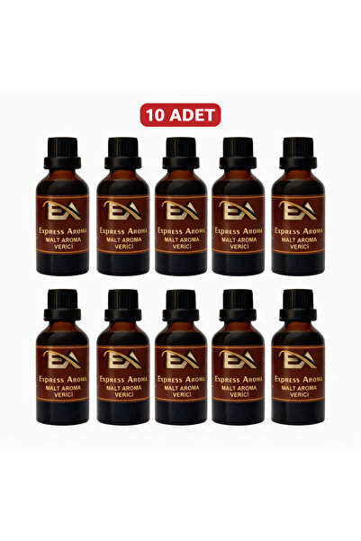 Malt Aroma Verici Kırmızı 50 ml * 10 Adet