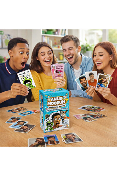 TOTTERİQ Anlık moodun nedir - Eğlenceli Grup Arkadaş Aile kutu oyunu Hangisi ...